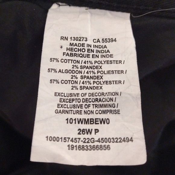 Lee - Mid Rise Bootcut Black Jeans Plus Size Petite - Picture 15 of 16